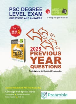 PSC Degree Level PYQ 2025
