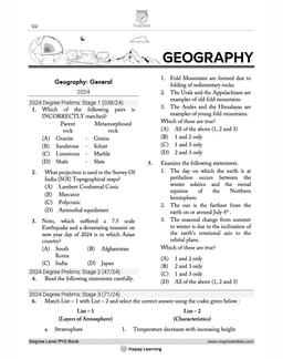 PSC Degree Level Previous Year Questions 2021-2024
